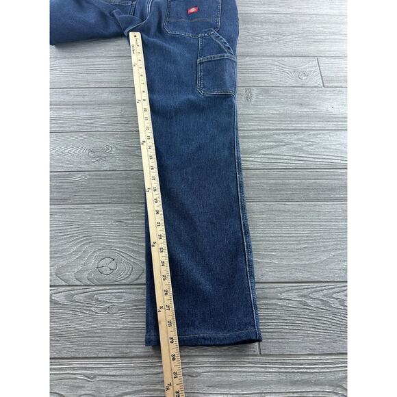 Dickies Warming Temp-IQ Men's Stretch Straight Blue Jeans Relaxed Women's size 6 - Picture 5 of 11